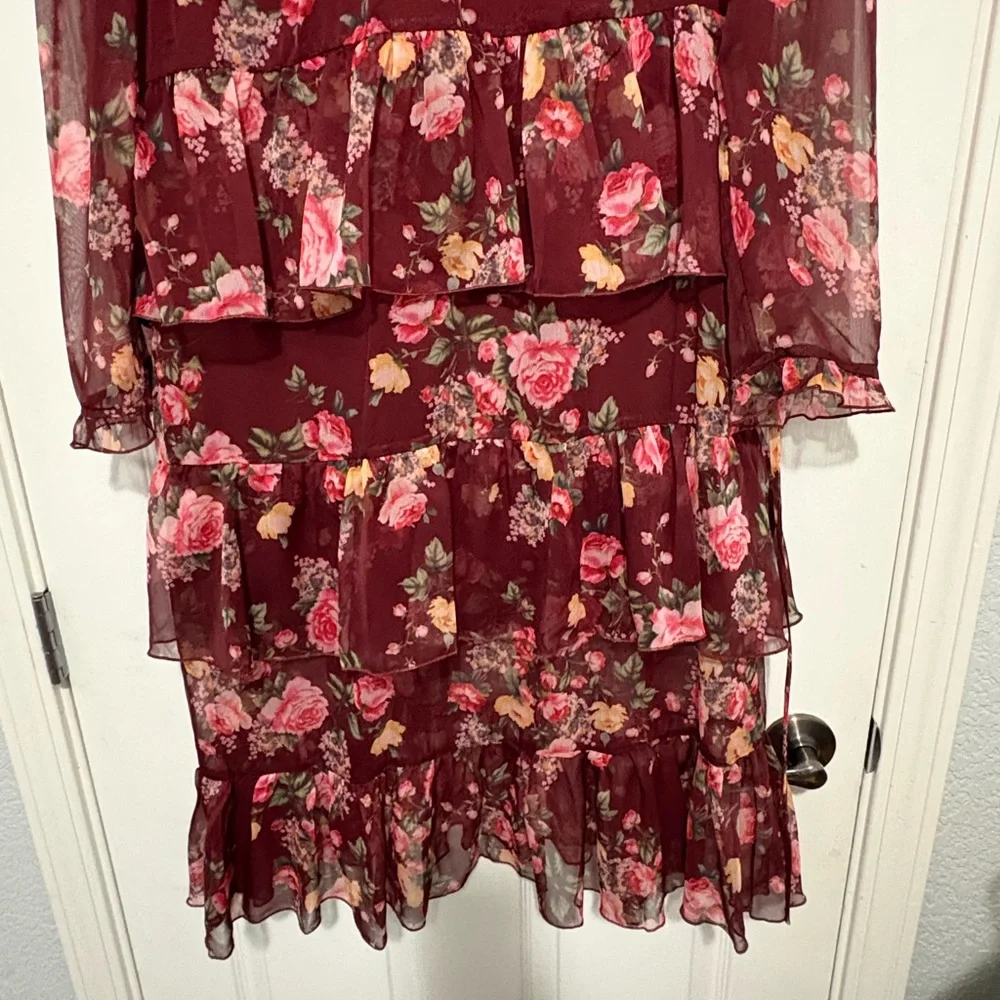 Seni & Cade NWOT Floral Ruffled Dress - Picture 5 of 6